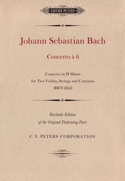 Bach, Concerto  6 BWV 1043, cover