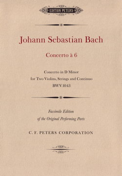 Bach, Concerto à 6 BWV 1043, cover
