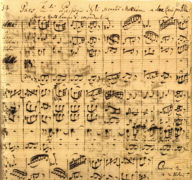 Bach. Matthus-Passion BWV 244