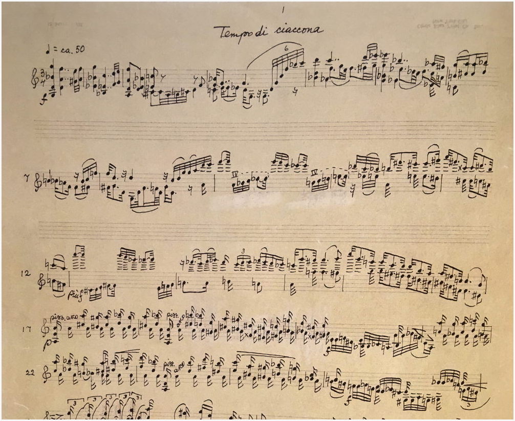 Bartk, Sonata for Violin Solo, Sz117
