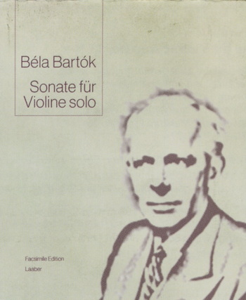 Bartk, Sonata for Violin Solo, Sz 117, cover