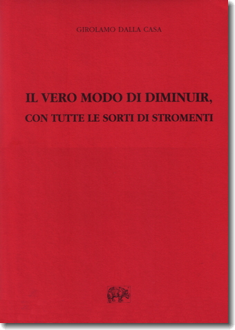 Casa, Il vero modo di diminuir, cover