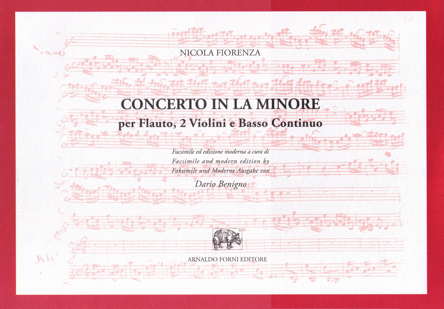 Fiorenza. Concerto in la minore, cover