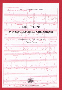 Kapsberger, Libro terzo d’intavolatura di chitarrone, cover