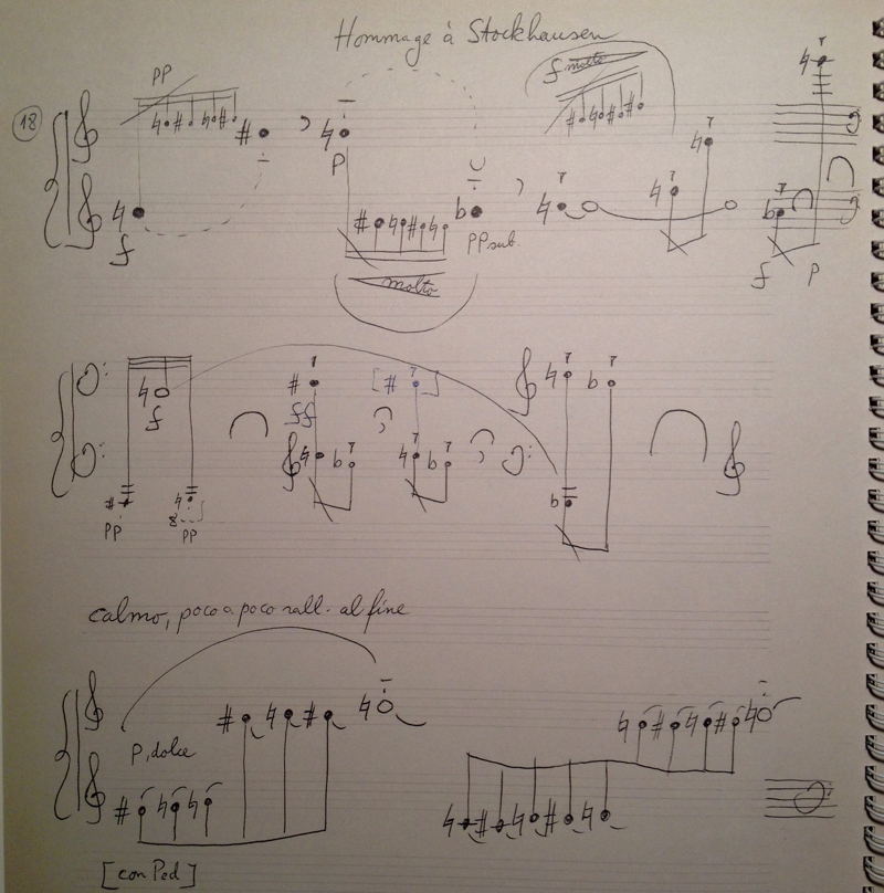 Kurtg, Hommage  Stockhausen