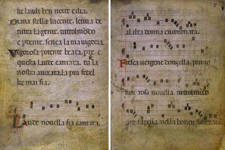 Laudario di Cortona, iblioteca del Comune e dellAccademia Etrusca, MS no.91