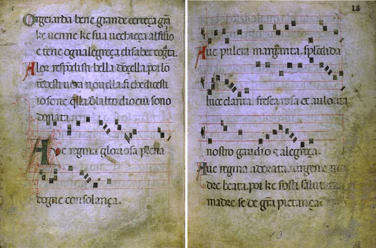 Laudario di Cortona, iblioteca del Comune e dell’Accademia Etrusca, MS no.91