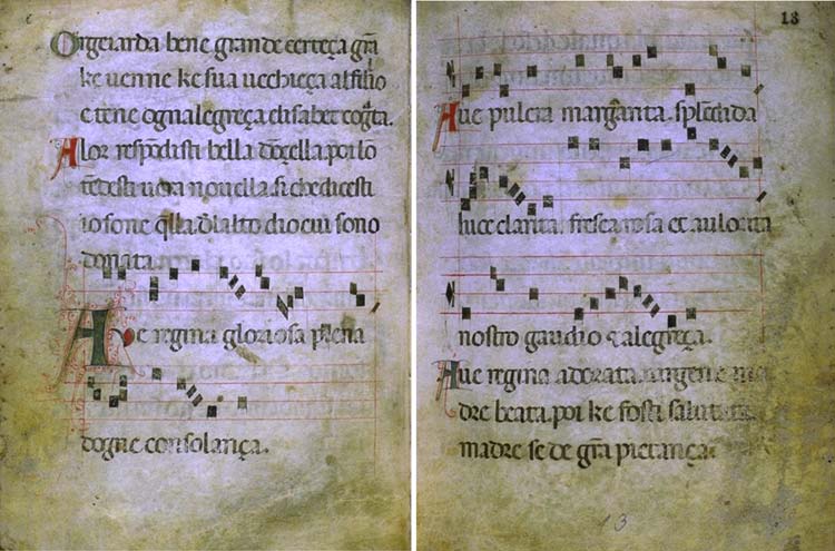 Laudario di Cortona, iblioteca del Comune e dellAccademia Etrusca, MS no.91