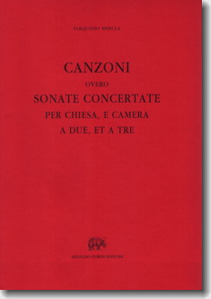 Merula. Canzoni overo sonate concertate per chiesa, e camera a due, et a tre, cover