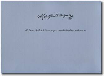 Mozart, Als Luise die Briefe ihres ungetreuen K.520, cover