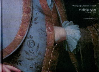Mozart, Violin Concerto K.219, cover