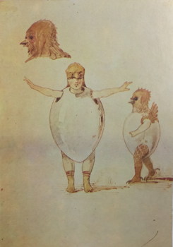 Hartmann, Sketches of costumes for J. Gerbers ballet Trilby