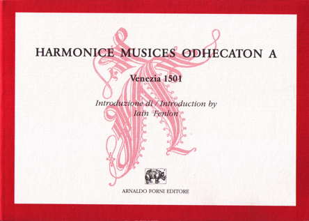Petrucci. Harmonice mus. odhecaton A, cover