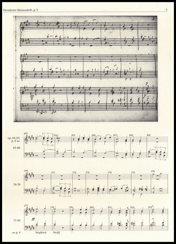 Schumann, Dresden Sketchbook