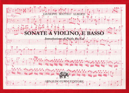 Alberti. Sonate a violino, e basso, cover