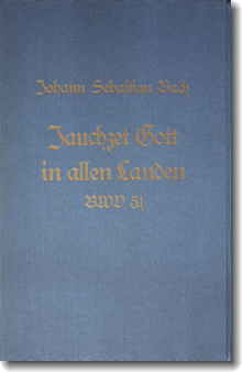 Bach, Cantata BWV 51, cover