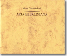 JC Bach, Aria Eberliniana, cover