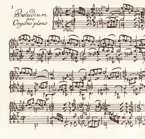 Bach, Prelude and Fugue in Eb BWV 552
