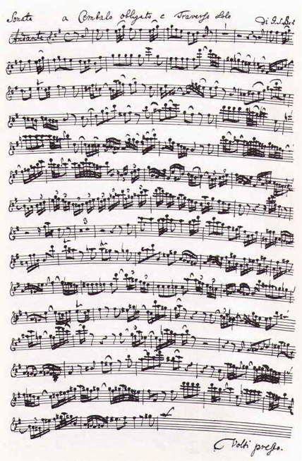Bach, Sonata for Flute & Harpsichord BWV 1030