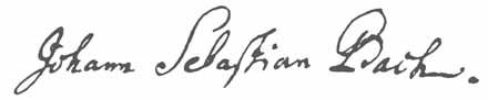 Bach's Signature