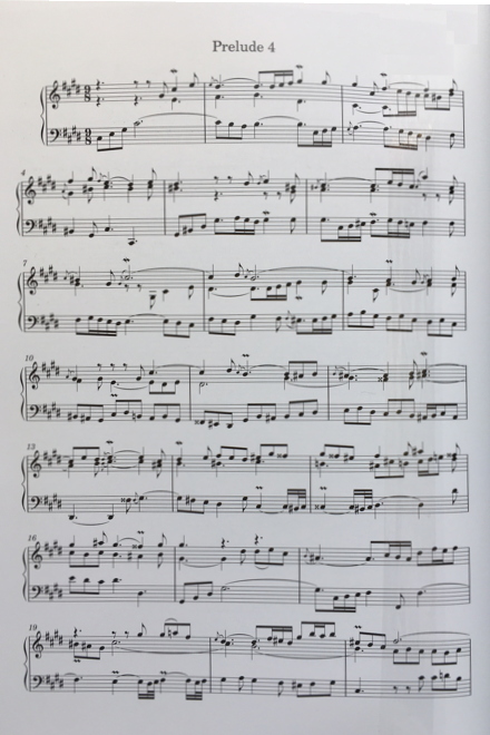 Bach, Well-Tempered Clavier, Book 2, no.4