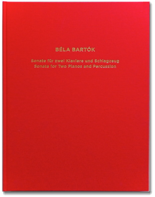 Bartok, Sonatas for Two Pianos & Percussion, cover