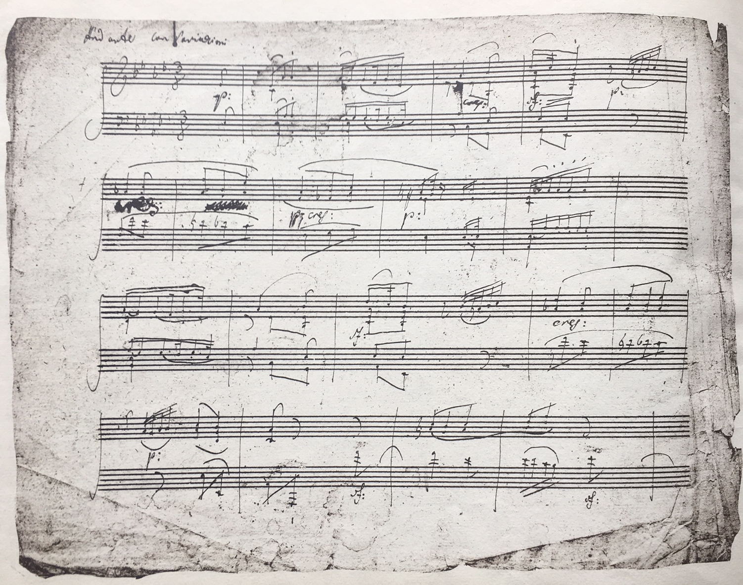 Beethoven, Piano Sonata in Ab Major op.26, Andante