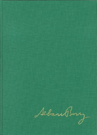 Berg, Lulu Act III, cover