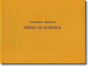 Bertoni. Orfeo ed Euridice, cover