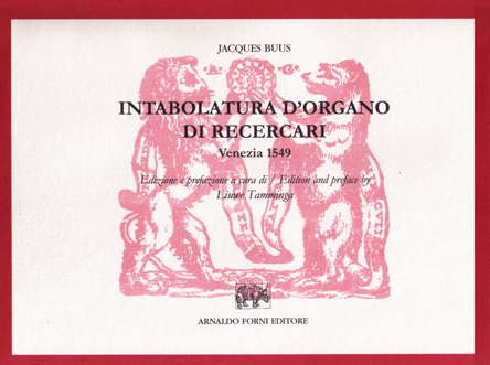 Buus. Intabolatura dorgano di recercari, cover