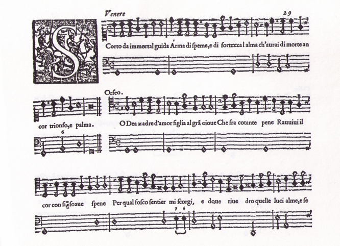 Caccini. L’Euridice, composta in musica