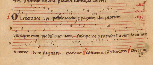 Codex Calixtinus de Santiage, Anthipon. O venerande christi