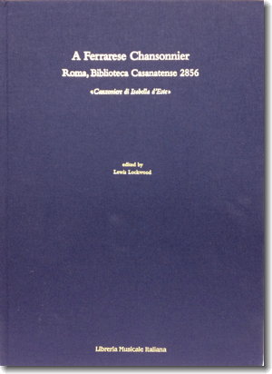 A Ferrarese Chansonnier, Casanatense 2856, cover