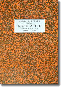 Castello, Sonate concertate, cover