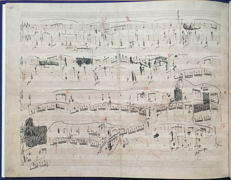 Chopin, Manuscrits autňgrafs musicals