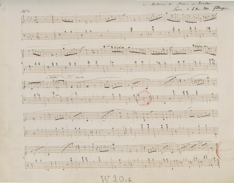 Chopin, Waltz, A Minor/A Flat Major, Op. 70, 2