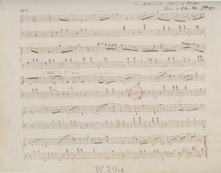 Chopin, Waltz, A Minor/A Flat Major, Op. 70, 2