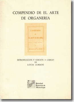 Compendio de el arte de organeria, cover