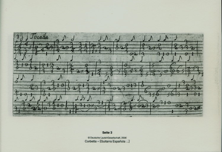 Corbetta, Guitarra espaa