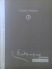 Debussy, Estampes pour le Piano, cover
