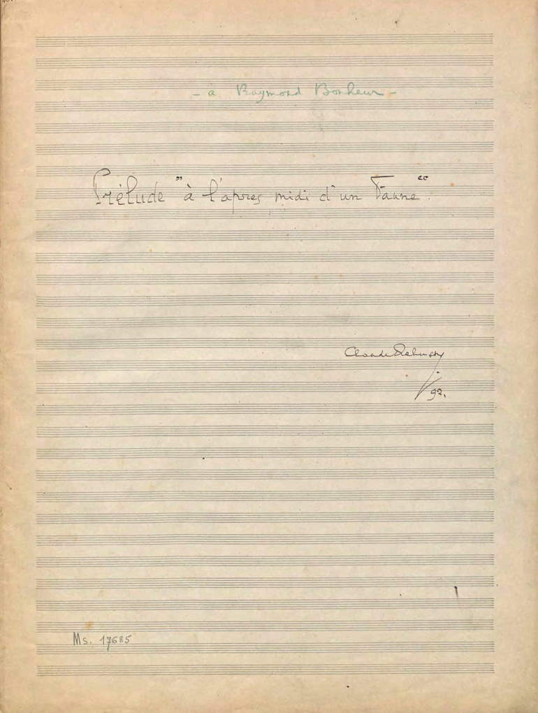 Debussy,
Prélude à l’après-midi d’un faune