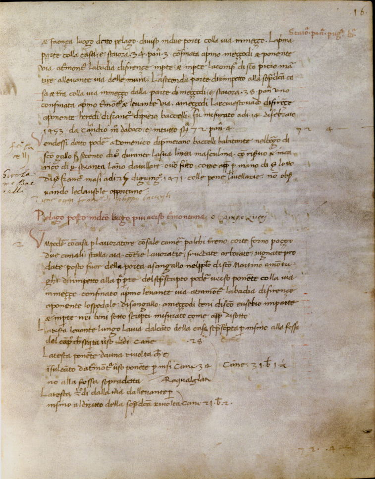 The San Lorenzo Palimpsest, folio 16 (naked-eye view)