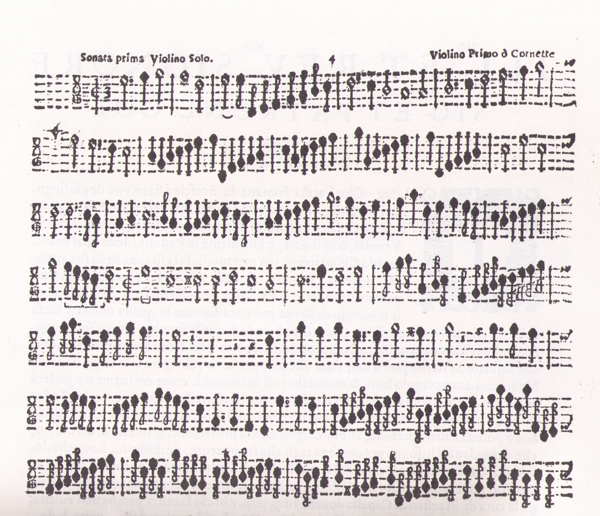 Fontana, Sonate a 1. 2. 3 per il violino, o cornetto, fagotto, chitarone, violoncino o simile altro istromento