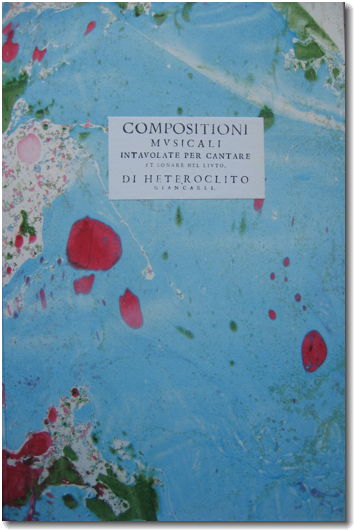 Giancarli, Compositioni musicali intavolate 1602, cover
