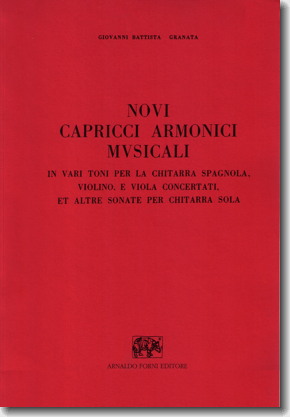 Granata. Novi capricci armonici musicali , cover
