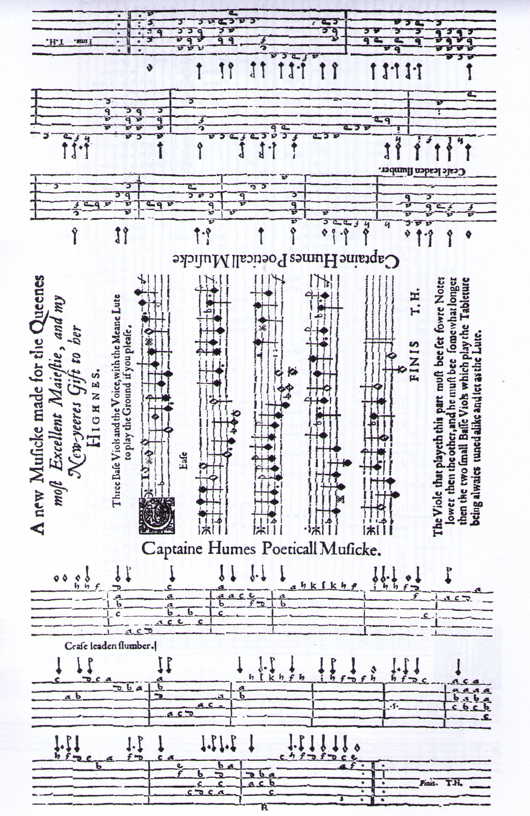 Hume, First Part of Ayres / Poeticall Musicke
