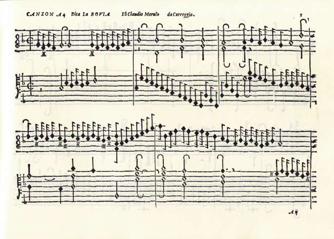 Merulo. Canzoni d’intavolatura d’organo. Libro 1