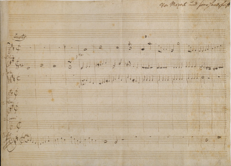 Fugato in D von Johann Michael Haydn