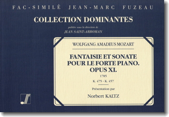 Fantasy & sonata, piano, K.475/457, cover