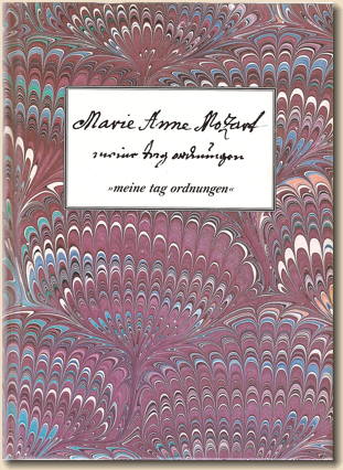 Nannerl Tagebuch (Diary), cover